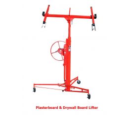 11FT Heavy Duty Drywall Lift Lifter Plaster Board Panel Hoist Jack Tool Lifting